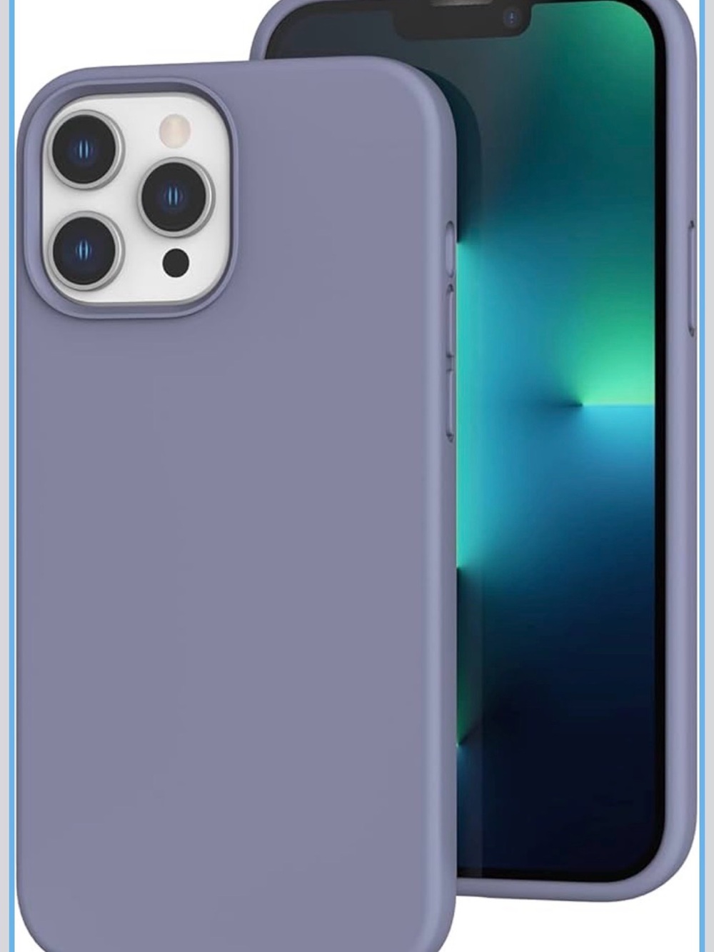 Soft Silicone Case in Lavender Gray
